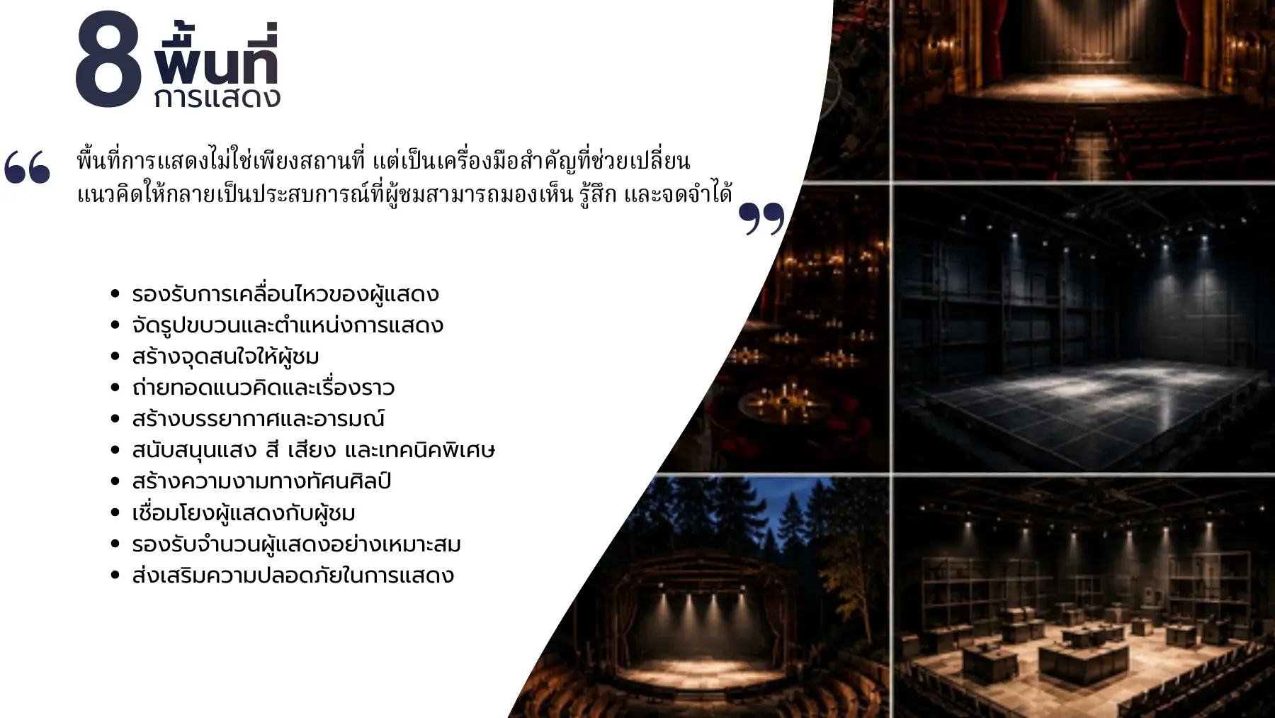 พื้นที่การแสดง