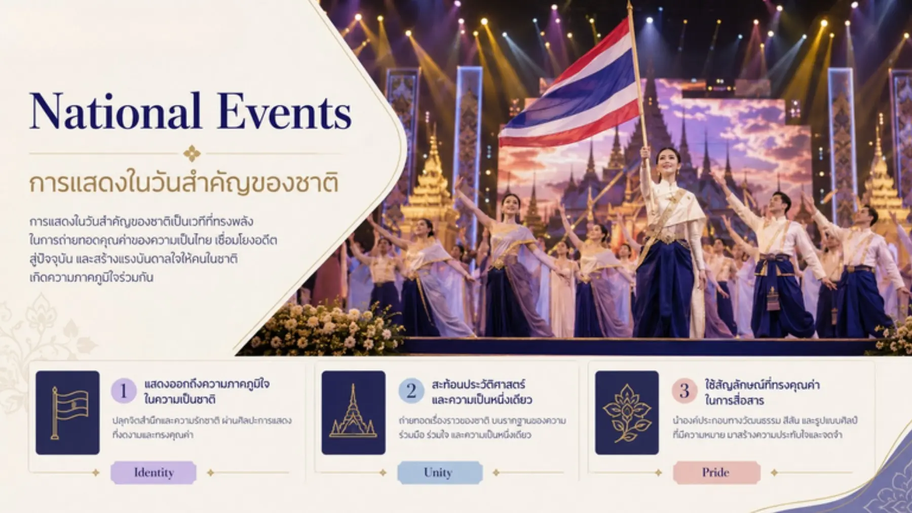 การแสดงในวันสำคัญของชาติ