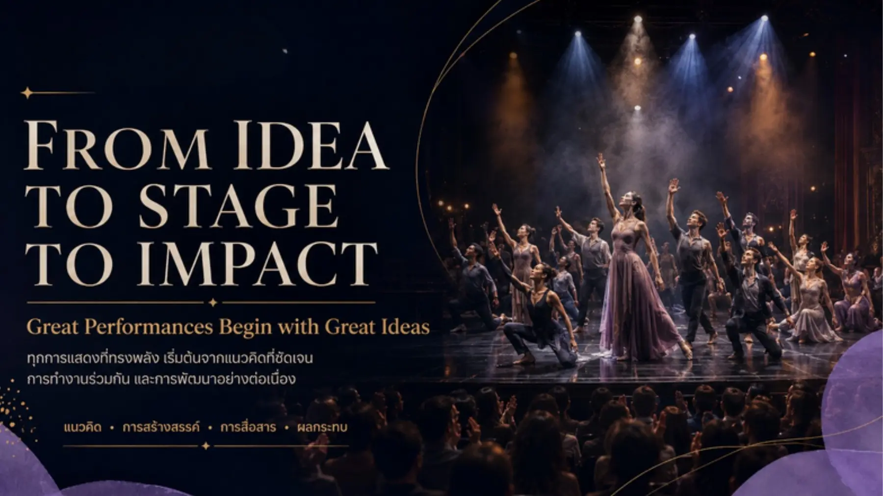 From Idea to Stage to Impact