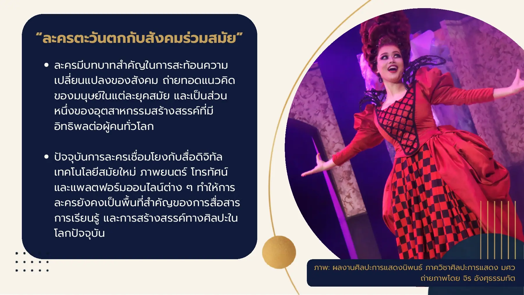 ละครตะวันตกกับสังคมร่วมสมัย