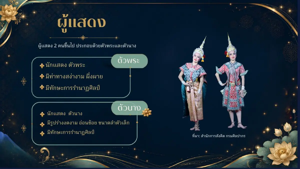 ผู้แสดงระบำเทพบันเทิง
