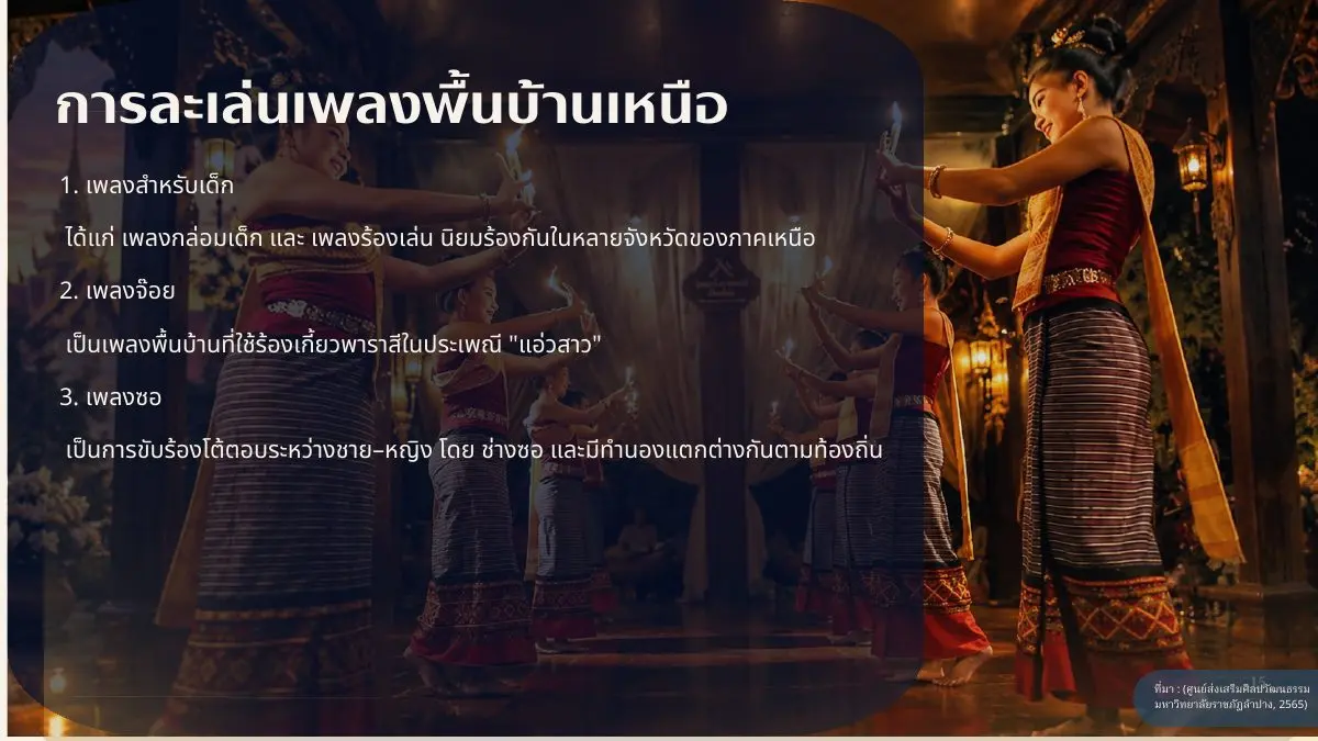 เพลงพื้นบ้านภาคเหนือ