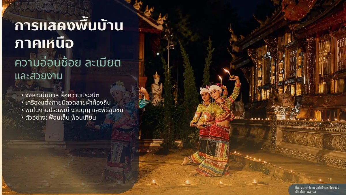 การแสดงพื้นบ้านภาคเหนือ