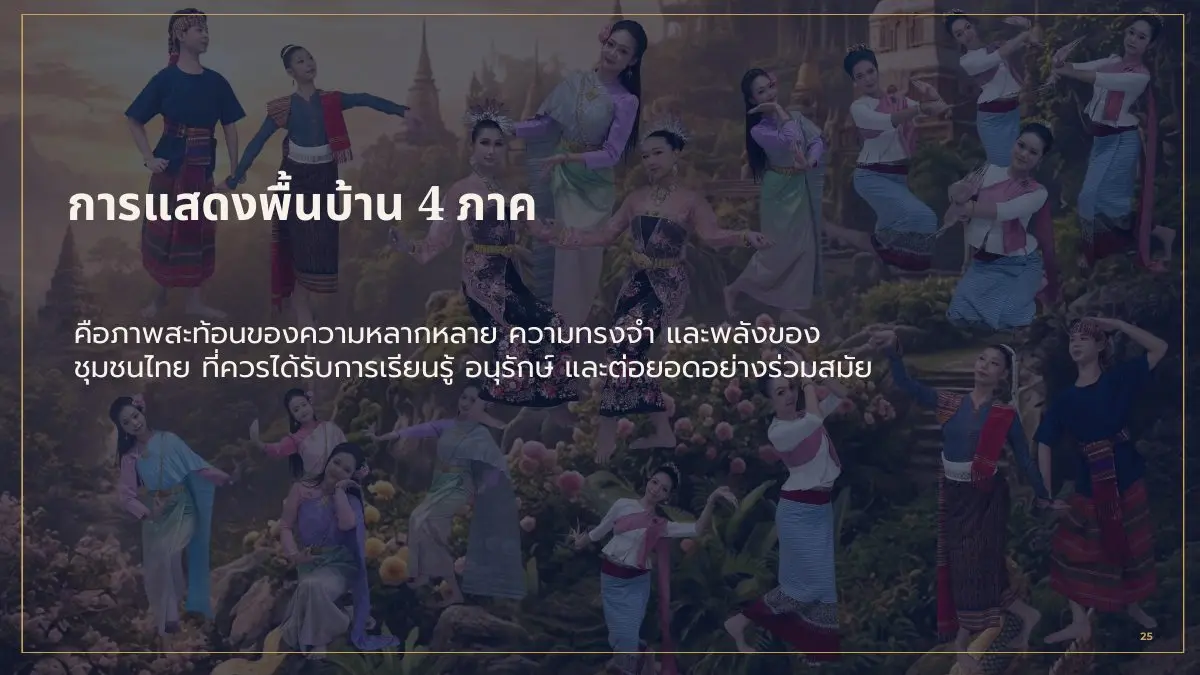 การแสดงพื้นบ้าน 4 ภาคคือภาพสะท้อนความหลากหลายของชุมชนไทย