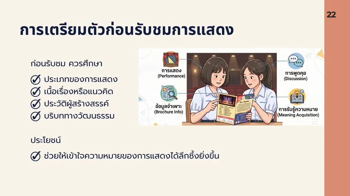 การเตรียมตัวก่อนรับชม