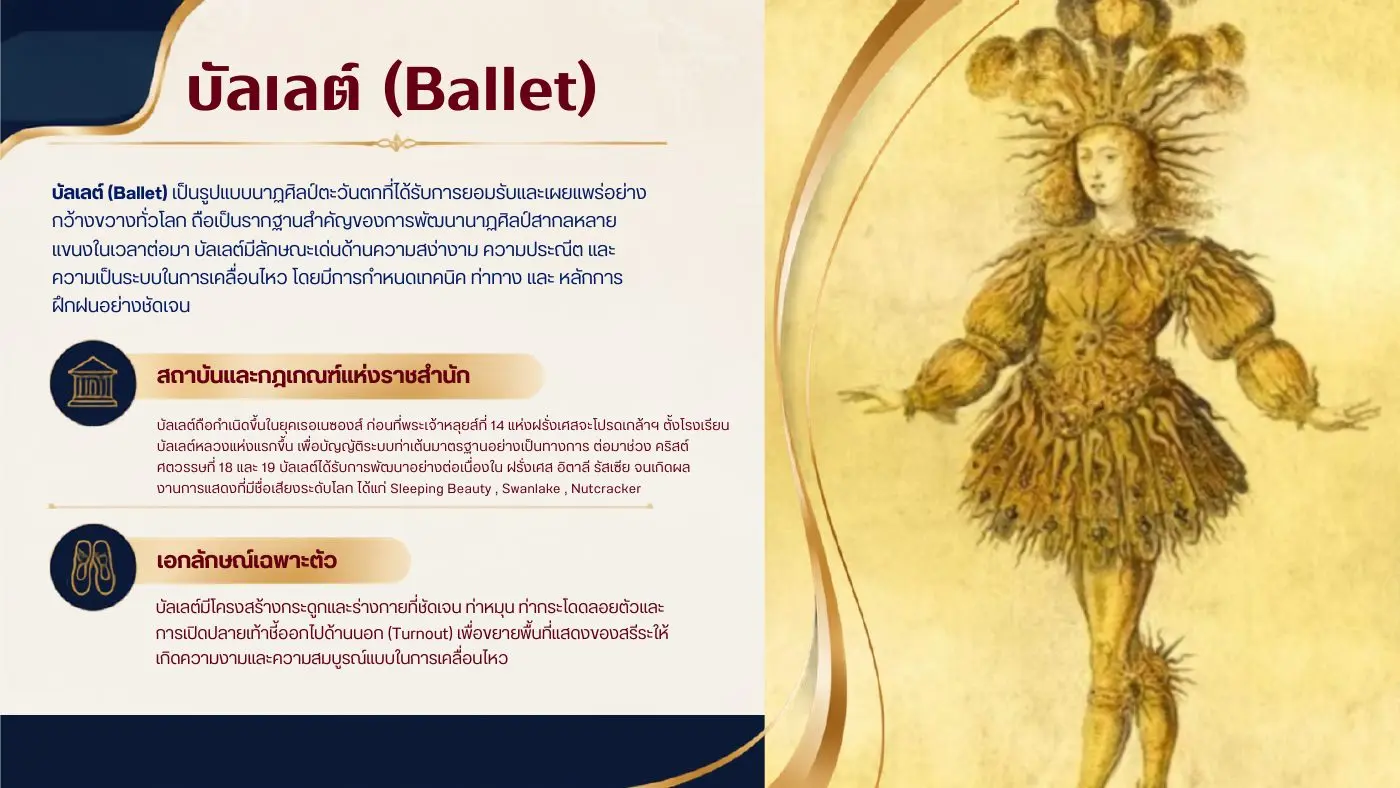 ประวัติและเอกลักษณ์ของบัลเลต์