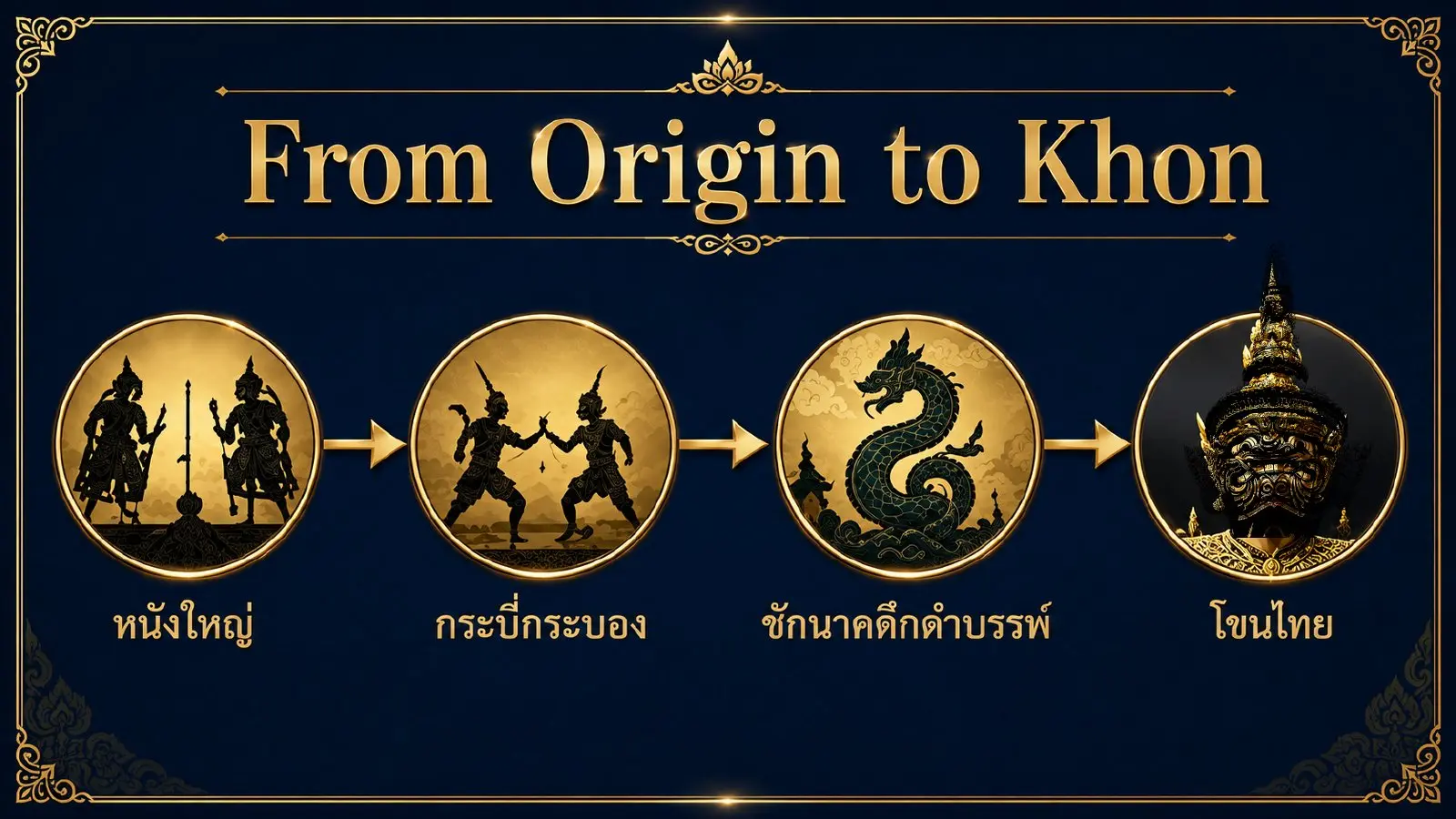 From Origin to Khon จากต้นกำเนิดสู่โขน